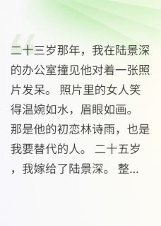温柔医生的占有欲,无语小说-陆景深顾时年林小雨全篇阅读