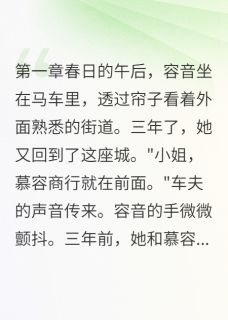 三年后,前夫哭着求原谅慕容晟容音-小说未删减阅读-欧迈阅读网