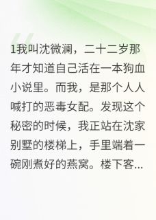 爆款小说拒绝当恶毒女配后，剧情全乱了在线阅读-沈微澜霍景深沈晴雅免费阅读-欧迈阅读网