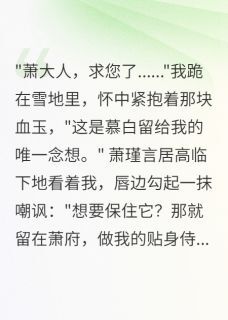 主人公萧瑾言柳如烟小说慕君如梦终成空在线全文阅读