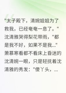 替身弃妃，王爷跪求原谅在线阅读 清婉沈清雅萧慕寒免费小说精彩章节