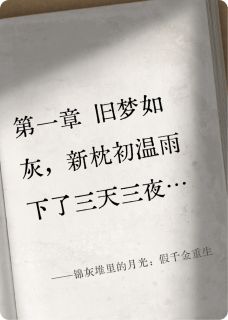 热门小说锦灰堆里的月光:假千金重生完整版全文阅读