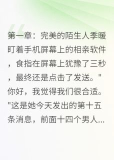 强烈推荐我在相亲平台认识已婚男季暖沈景深在线阅读