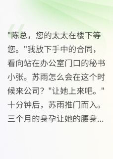 (全本)妻子出轨怀孕,五年后带娃求原谅主角苏雨轩轩全文目录畅读-欧迈阅读网