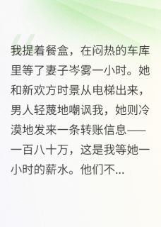 抖音热推小说妻子和人厮混,转我百万羞辱费后全文在线阅读