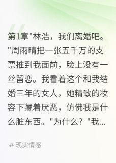 书荒必备妻子给小三五千万给我一张离婚证全文章节阅读