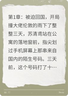 救命！回国后她的马甲掉光啦！上免费阅读全文，主角苏清鸢傅斯年小说完整版最新章节