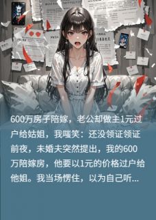 600万陪嫁房一元赠姐,给你脸了李航李晴苏明月小说全文章节阅读