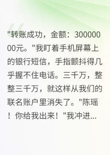 老婆转走三千万消失后我疯了小说免费版阅读抖音热文-欧迈阅读网