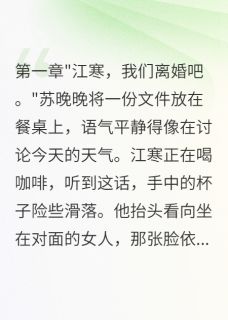 （全本）三年协议妻子要跑路主角苏晚晚江寒陈默全文目录畅读-欧迈阅读网