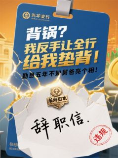 背锅？我反手让全行给我垫背！by摇曳流水免费阅读小说大结局