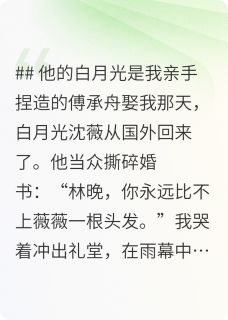 免费完结小说他的白月光是我亲手捏造的傅承舟傅承洲沈薇无弹窗免费阅读