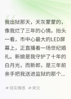 抖音替白月光顶罪,出狱当天她嫁仇人小说章节阅读