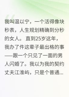 江淮屿温以宁小说结局