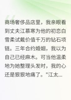 值得熬夜看完的离婚当天老公给初恋千万项链小说阅读-欧迈阅读网