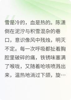 雪夜救我的神医是买凶杀我的主谋(陈潇方小小)全文章节在线阅读