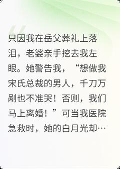 被老婆挖眼后，岳母把集团给我了小说百度云完整章节列表免费阅读